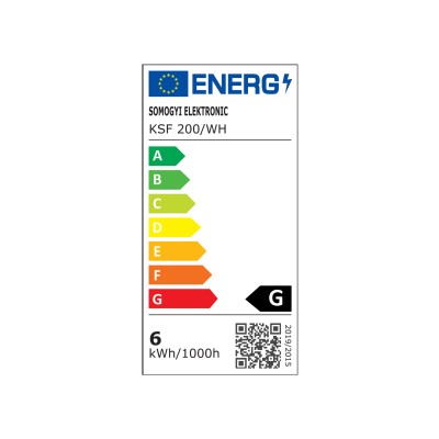 LED-es sorolható jégcsap fényfüggöny - KSF 200/WH